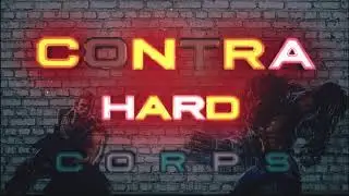 Contra Hard Corps (Neon Audio Visualizer) [Photoshop+After Effect]