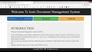 Document Management System in PHP