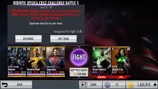 Injustice iOS Rebirth Jessica Cruz Challenge Nightmare Boss Fight