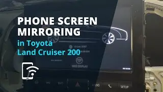 How to Set Up Phone Screen Mirroring in Toyota Land Cruiser 200