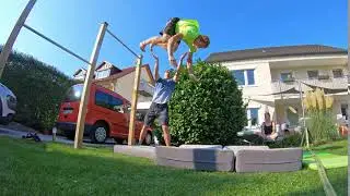Salto rückwärts am Reck für Anfänger