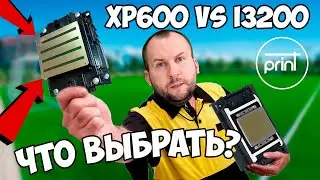 Разбираемся на каких печатающих головах выбрать DTF принтер: Epson xp600 vs Epson i3200