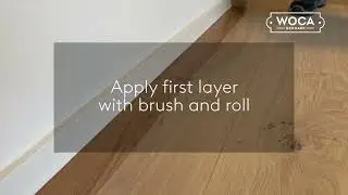 Lacquering of wooden floors