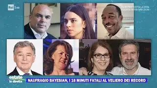 Naufragio Bayesian, il bilancio della tragedia: 7 morti - Estate in diretta 23/08/2024