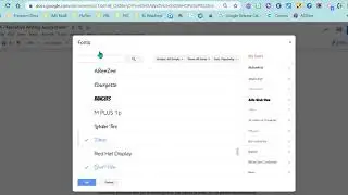 Add Fonts to Google Suite