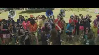 HONK!Fest West 2023  -- Neon Brass Party & Chaotic Noise play "Mo Mo Mo" together.