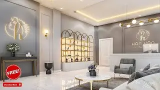 Spa Interior Design | Scene Sketchup | Modeling Sketchup