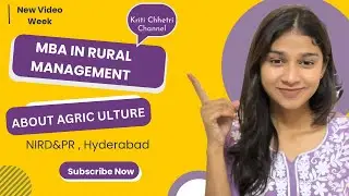 What is MBA Rural Management? NIRDPR | What To Do After B.Sc Agriculture 👩‍🌾 @NIRDPRIndia