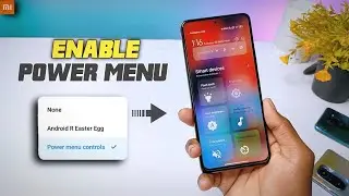 Enable Power Menu Controls Xiaomi Phone | Enable Power Menu In MIUI 12 Control Center
