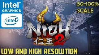 Nioh 2 - Intel UHD Graphics G4 - Core i3 1115g4 test | Intel HD/UHD 520/530/620/630/