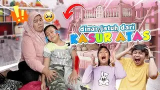 GAWAT‼️ DINAR JATUH DARI KASUR ATAS, TERJUN KEBAWAH GARA2 YUKI..😭 YUKI NANGIS😭 