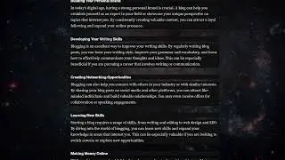 Why You Should Start Your Own Blog Today