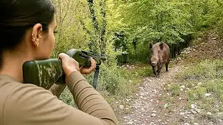 Wild Boar Hunting with Raffaella Sciccone - Colle della Selvina - Part 1