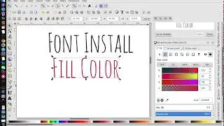 Inkscape how to add outlines and change colors for beginners