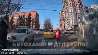 В Туле на перекрестке встретили двух «невоспитанных» таксистов