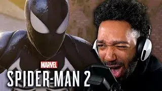 SYMBIOTE SPIDER-MAN HAS ARRIVED! SPIDER-MAN 2 PS5 REACTION | runJDrun