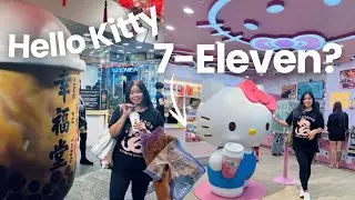 Exploring Taiwan: Ximending Night Market & Hello Kitty 7-eleven | Solo Travel Adventure Part 1