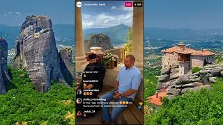 Метеоры - Прямая трансляция с монастыря Святого Варлаама в передаче Ола Кала