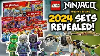 NINJAGO 2024 Sets REVEALED! 😲 New Mechs, Villains, Dragon & More!