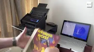 Magazine Scanning with Fuji ScanSnap iX500