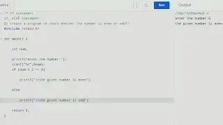 If Else Statement in C Programming || Syntax , Example