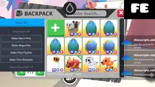 Hydrogen 💧| adopt me script Fe MFR Pets all pets MFR Neon 