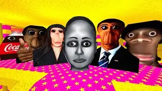 Angry Munci Multiverse, Selene Delgado, Rosalia Bizcochito And Geometry Dash Emojis Nextbot Gmod