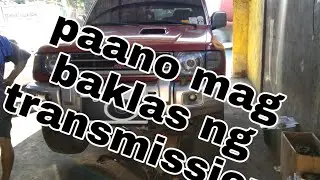 paano mag baklas ng (crankcase ng transmission)