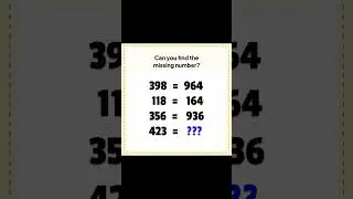 math puzzle / iq test / brain test || #maths #trending #viralshorts #khansir#1k#mathpuzzles #shorts