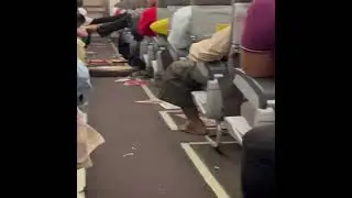 Spicejet flight in India Turbulence