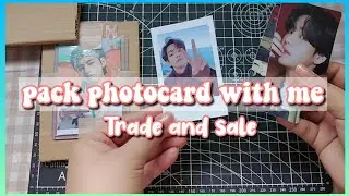 pack photocard with me | photocard trade and sale 🎁