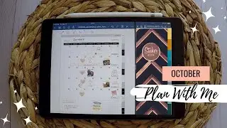 October 2021 Digital Plan With Me on my iPad in GoodNotes