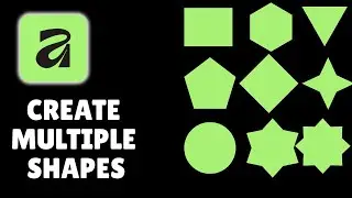 HOW TO CREATING MUTIPLE SHAPES IN AFFINITY