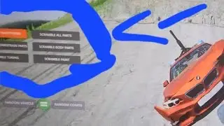 scrambling the parts of the car was a bad idea- beamng drive