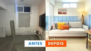 Transformação total de sala pequena com dois ambientes | Gui e Rafa