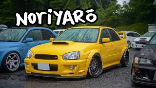 Subaru drifting show cars at Nikko Circuit