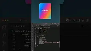 3D css Flip Card Animation Using Only HTML & CSS 