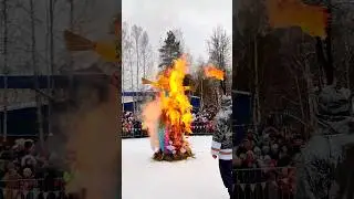 Веселая Масленица☀ Сжигание чучела🔥 Декорации на любой праздник 
