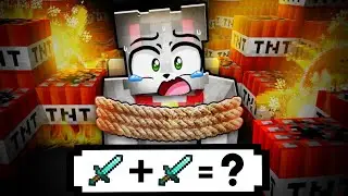Minecraft pero RESUELVE o MUERE ⚠️😰