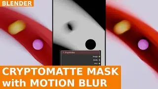 CryptoMatte for Masks with Motion Blur in Compositing | Blender 4.3 Compositing Basics