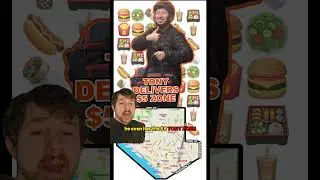 doordash driver goes rogue into the TONY ZONE. 
