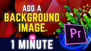 How To Add Background Picture In Video Adobe Premiere