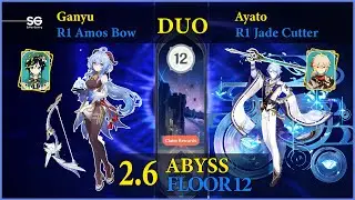 C0 Ayato duo challenge abyss 2.6 - genshin impact