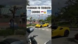 FERRARI TRIBUTO F8 COMBO 😱 #monaco #ferrari #tributo #gmk #acceleration #bugatti