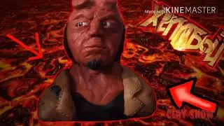 Как слепить Бюст Hellboy из пластилина.