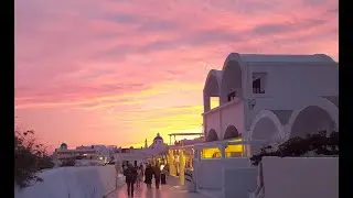 Atardecer en Santorini