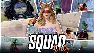 SOLO vs SQUAD | IPHONE 11 | 4 FINGERS + GYROSCOPE | BGMI MONTAGE