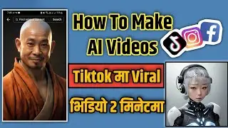 How to Make Tiktok Viral  AI Video || How to Create Tiktok Instagram viral AI Video