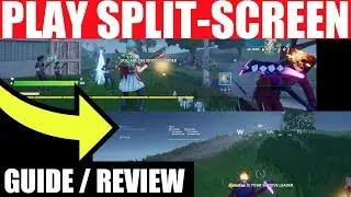 How to Play SPLIT SCREEN on Fortnite Battle Royale (PS4 , XBOX One)