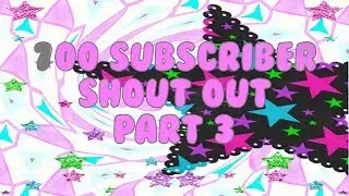 700 supporter shoutouts part 3!!!